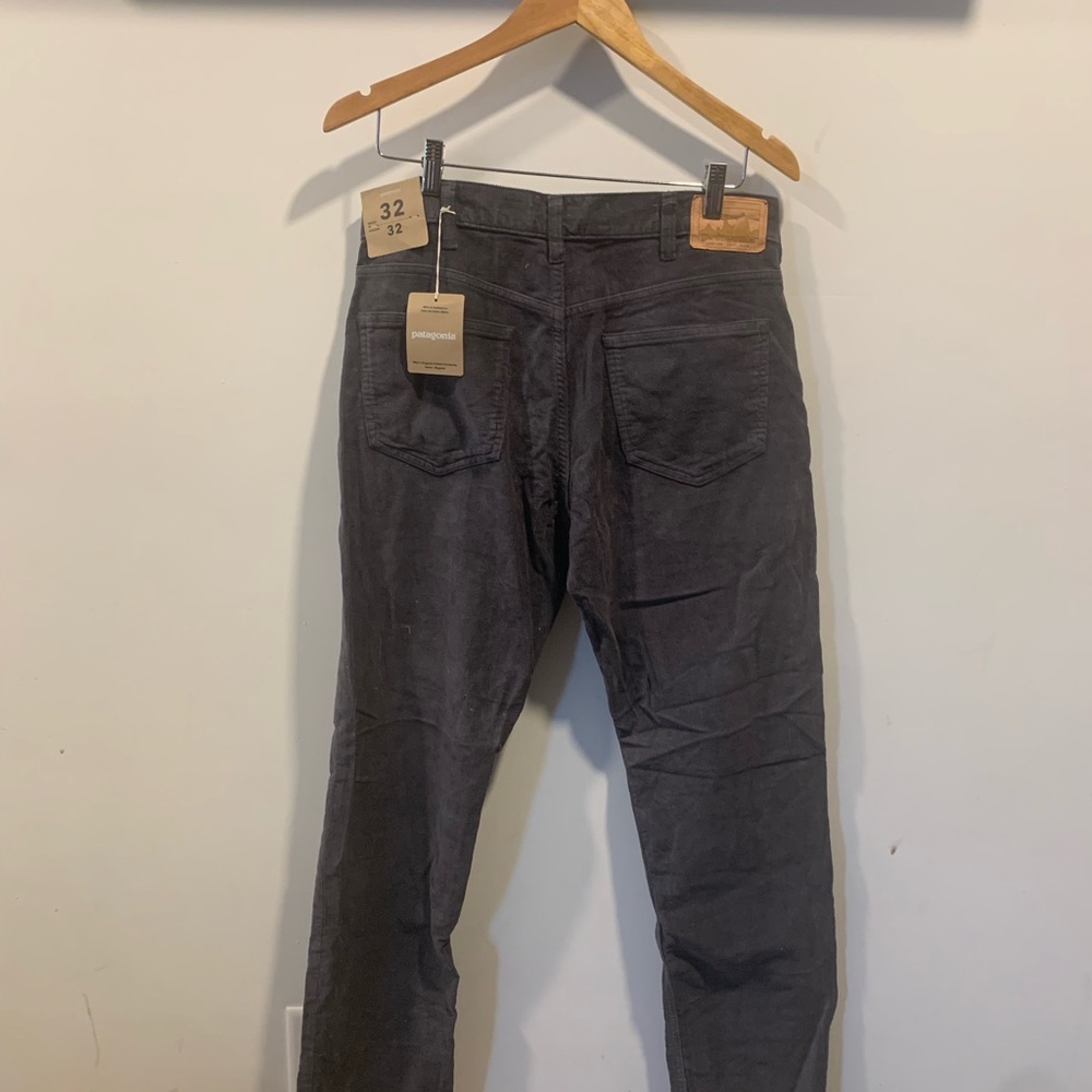 Patagonia Dark Gray Corduroy Trousers